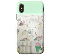 Mr. Ice Cream and Ratty The Ghost Bande dessinée Coque pour iPhone X/XS