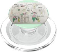 Mr. Ice Cream and Ratty The Ghost Bande dessinée PopSockets PopGrip pour MagSafe