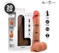 MR INTENSE - GARY M PÉNIS EN SILICONE ULTRA-RÉALISTE AVEC TESTICULES 20 CM -Ø- 4,2 CM