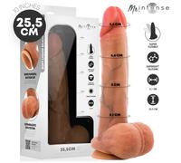 MR INTENSE - GARY XL PÉNIS EN SILICONE ULTRA-RÉALISTE AVEC TESTICULES 25,5 CM -Ø- 5,1 CM