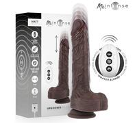 MR. INTENSE HIGH TECH - Matt Réaliste Multifonction avec Vibration Haut et Bas et Télécommande 22 Cm -O- 4 Cm