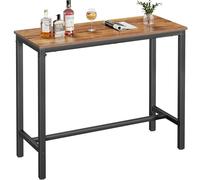 Mr IRONSTONE Table de bar 100,1 cm - Style industriel vintage - Table de salle à manger - Table de bistrot (utilisation en intérieur uniquement)