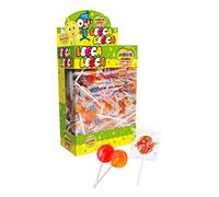 CASA DEL DOLCE Magic Lollies Plate, Sucette au Goût de Fruit,Boîte de 200 pièces, Emballés Individuellement, Made in Italy, Sans Lactose,Sans Gluten, Idées Cadeaux pour les Fêtes