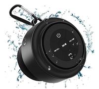 MR.LUYU Enceinte Douche Bluetooth Étanche, Haut-Parleur Bluetooth sans Fil Étanche IPX7 Enceinte Portable avec Ventouse Haut Parleur pour Salle de Bain, Piscine, Camping, Extérieur