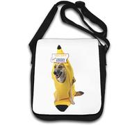 Mr Manager Dog Funny Banana Sac à bandoulière Blanc