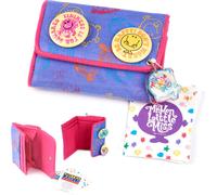 Mr. Men and Little Miss 1 x porte-monnaie pour enfants avec 4 boutons, 11 x 9cm, porte-monnaie