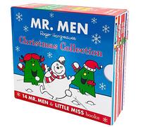 Mr Men and Little Miss Christmas Collection 14 Books Slipcase Set (Meet Father Christmas, Mr. Men The Christmas, Noisy and the Silent Night, Little Miss Christmas..etc)