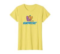 Mr. Men Mr. Chatouille Surprise ! T-Shirt, Femme, Citron, XL