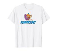 Mr. Men Mr. Chatouille Surprise ! T-Shirt, Homme, Blanc, 4XL