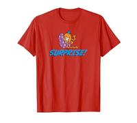 Mr. Men Mr. Chatouille Surprise ! T-Shirt, Homme, Rouge, XL