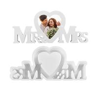 Mr & Mme Heart Silicone Moule, Mme & Resin Casting Moule, Moule de mariage Silicone Moule Fondant Faire Moule - & Resin Casting Moule Moule d'artisanat