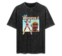 Mr Motivator Homage 90S Vintage Retro Work Out Black T-Shirt Mens Tee Unisex Tops 3XL