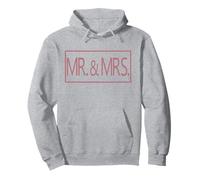 Mr & Mrs. Couple mariés avec Lune de Miel Sweat à Capuche