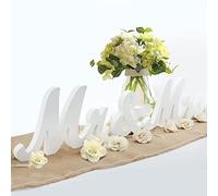 Mr & Mrs Décorations de Mariage, Vintage Mr et Mrs Dessert Lettre de Table Mr et Mrs Debout Logo Centre de Mariage Décoration Décoration pour la Maison Cadeau de Couple (M)