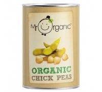 Mr Organic Boîte de 6 petits pois de poussin bio 400 g