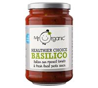 Mr Organic Sauce à pâtes Basilico bio italienne 350 g (lot de 6)