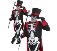 Mr OS Jangles Garçons Squelette Jour De The Dead Déguisement Halloween Enfants