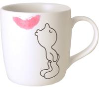 Mr. P Kiss Tasse à café avec empreinte de lèvre