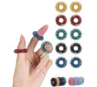Mr. Pen - Bagues sensorielles pointues, lot de 10, jouets sensoriels anti-stress, anneaux fidget pour l'anxiété, anneaux anti-stress, masseur d'autisme Fidget, TDAH, anneau de réduction