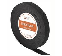 Mr. Pen - Bande élastique, 1,5 cm, 9,9 m, noir, tissu extensible pour couture