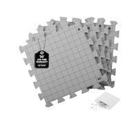 Mr. Pen - BMFK04M212 Lot de 4 tapis de blocage emboîtables pour projets de tricot et de crochet avec 50 épingles en T, tapis de blocage et épingles de tricotage, planche de blocage du crochet pour