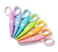 Mr. Pen Ciseaux pour loisirs créatifs, bord décoratif, couleur arc-en-ciel, motif zigzag, pour scrapbooking et artisanat fantaisie