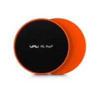 Mr. Pen - Core Sliders pour l'entra nement Pack de 2 disques d'exercice double face orange Disques de fitness Disques de musculation Disques de f