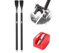 Mr. Pen - Crayon gomme avec pinceau, 3 pièces, 2 crayons gommes, 1 taille-crayon, kit d'artiste et de dessin