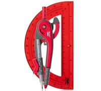 Mr. Pen - Ensemble boussole et rapporteur, kit de géométrie, compas rapporteur, boussole pour géométrie, boussole de mathématiques, boussole scolaire, boussole de mathématiques et rapporteur, ensemble