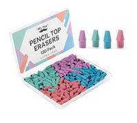 Mr. Pen Ereaser Lot de 120 gommes pour crayons, capuchons de gomme, pour enfants, capuchons