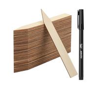 Mr. Pen - Étiquettes de plantes en bois, marqueurs et étiquettes pour jardin extérieur - Imperméables - Étiquettes de nom de plantes - Bâtons de plantation pour graines