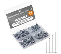 Mr. Pen - Kit d'assortiment d'ongles, 600 pièces, petits ongles, ongles pour accrocher des photos, ongles à suspendre, ongles de finition, ongles suspendus, clous à tableau, clous muraux à suspendre,