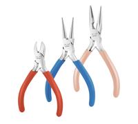 Mr. Pen - Kit de fabrication de bijoux, lot de 3 pinces, mini-coupe-fils, pince bec de cha ne et pince artisanale pour boucles d'oreilles et bi