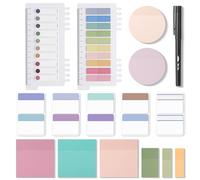 Mr. Pen Lot de 1 000 feuilles de notes adhésives colorées et transparentes de la Bible