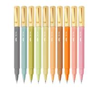 Mr. Pen - Lot de 10 stylos esthétiques, couleurs assorties, séchage rapide, sans bavure, 0,7 mm
