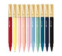 Mr. Pen - Lot de 10 stylos esthétiques, pointe fine de 0,7 mm, couleurs assorties, séchage rapide, sans bavure, sans bavure