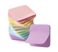 Mr. Pen - Lot de 12 blocs-notes, 720 feuilles, 7,1 x 7,1 cm, 6 couleurs pastel, coins ronds, notes adhésives colorées