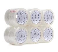 Mr. Pen - Lot de 12 rubans adhésifs d'emballage, 5,1 cm de large, 60 m, ruban d'emballage, ruban d'emballage transparent, ruban de déménagement, ruban d'emballage pour cartons de déménagement, recharges de ruban adhésif d'emballage, rouleau de ruban adhésif d'emballage