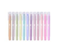 Mr. Pen - Lot de 12 surligneurs en gel, couleurs Morandi, surligneurs Bible sans bavure, sans bavure