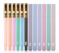 Mr. Pen - Lot de 12 surligneurs et stylos esthétiques sans bavure, couleur pastel, encre noire, sans bavure pour bibles