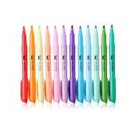 Mr. Pen - Lot de 12 surligneurs pastel, couleurs assorties, séchage rapide, surligneur pastel, ensemble de surligneurs pour journal biblique, marqueur