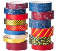 Mr. Pen Lot de 15 rouleaux de ruban washi doré, feuille métallique, ruban décoratif, ruban washi, ruban washi pour scrapbooking, ruban washi pour scrapbooking, ruban adhésif washi