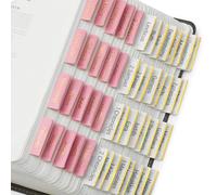 Mr. Pen - Lot de 160 onglets de Bible catholique pour homme et femme, 80 onglets de Bible en cuir rose avec lettrage en feuille d'or, 80 onglets en papier motif marbre blanc, faciles à lire et à