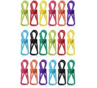 Mr. Pen - Lot de 18 pinces à frites, 5,1 cm, couleurs assorties, clips utilitaires revêtus de PVC pour emballages alimentaires, pinces de cuisine, clips de sac pour aliments, clip de sac à frites