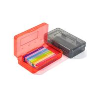 Mr. Pen - Lot de 2 boîtes à crayons, couleurs assorties pour enfants, trousse à crayons rigide en plastique rigide, petite boîte de rangement pour fournitures scolaires