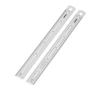 Mr. Pen - Lot de 2 règles de machiniste de 15,2 cm en acier inoxydable impérial, outil de mesure de précision, 1/10, 1/100, 1/32, 1/64" pour ingénierie, menuiserie, dessin, bureau, école