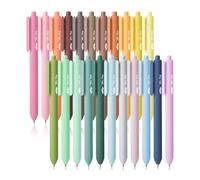 Mr. Pen - Lot de 22 Stylos Encre Gel Rétractables à Pointe Fine, 6 Pastel, 6 Morandi, 5 Vintage Clair, 5 Vintage Foncé, Stylos Rétractables, Stylos Mignons, Stylos Esthétiques pour Journal Intime à