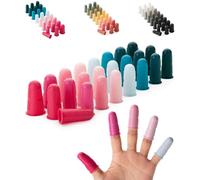 Mr. Pen - Lot de 24 protections de doigts en silicone pour pistolet à colle chaude, embouts en caoutchouc, protège-doigts en caoutchouc, protège-doigts en caoutchouc, protège-doigts en caoutchouc