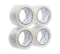 Mr. Pen - Lot de 4 rouleaux de ruban adhésif d'emballage, 5,1 cm de large, 52,4 m, ruban d'emballage transparent très résistant, ruban de déménagement