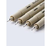 Mr. Pen - Lot de 4 stylos à pointe fine noire, 0,25 mm, stylos bibliques sans bavure, pointe fine, stylos d'art noirs